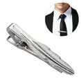 thumbnail image 1 of Tie Clip Fashionable Feather Shape Tie Bar Clip Tie Clip Pin for Business Wedding, 1 of 5