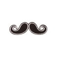 thumbnail image 4 of Mustache Patch Trucker Foam Panel Hat - Black, 4 of 4