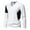 White, variant on Tawop T Shirts for Men Long Sleeve Pullover V Neck Casual Black L