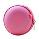 thumbnail image 1 of Mini monedero redondo para mujer y niña, con cremallera, portátil, para auriculares, llave, cartera, bolsa (rosa), 1 of 3