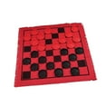 thumbnail image 3 of Juego de Mesa de Damas Strade Fareast Limited 3 en 1 Tapete de Juego Rojo, 3 of 8