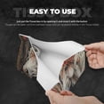 thumbnail image 3 of Sikiie Vintage Floral White Horse Leather Tissue Box Cover Rectangle, Long Tissue Box Cover, Tissue Box Holder, Tissue Holder for Bathroom, 3 of 7