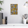thumbnail image 3 of Elephant Stock Composition With Grid 1 Wall Art - Vertical Canvas Wall Art - Living Room Wall Decor - Abstract Canvas - Blue And Black Decor By Piet Mondrian - 8" x 12", 3 of 8
