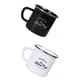 thumbnail image 1 of Juego de 2 tazas esmaltadas Soledad para té y café 350 ml negro/blanco, 1 of 10