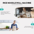 thumbnail image 3 of Minkissy 1Pc Drawer Type Rice Roll Steamer Stainless Steel Kitchen Gadget, 3 of 7