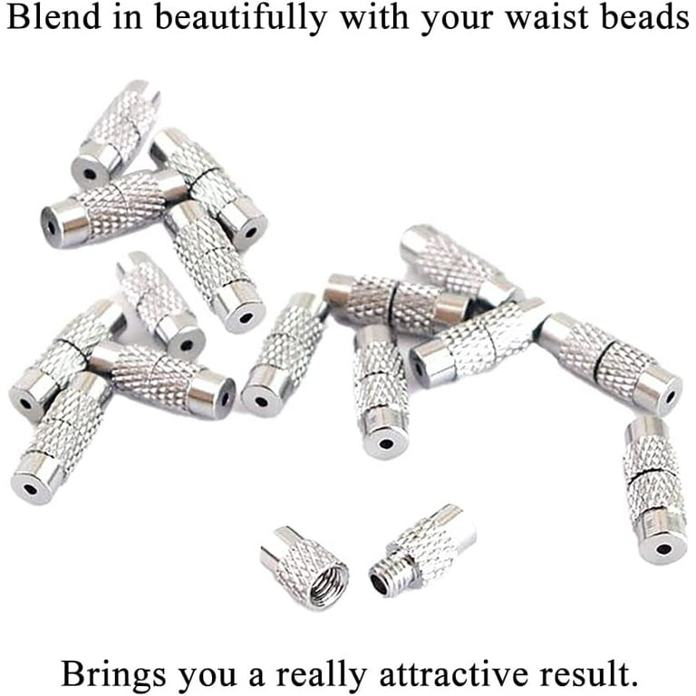 12mm Length Jewelry Barrel Screw Quick Tighten Strong Connection Coordinate Beautifully Twist Clasps Hole Tube Fastener Cord End Caps Silver 50 PCS