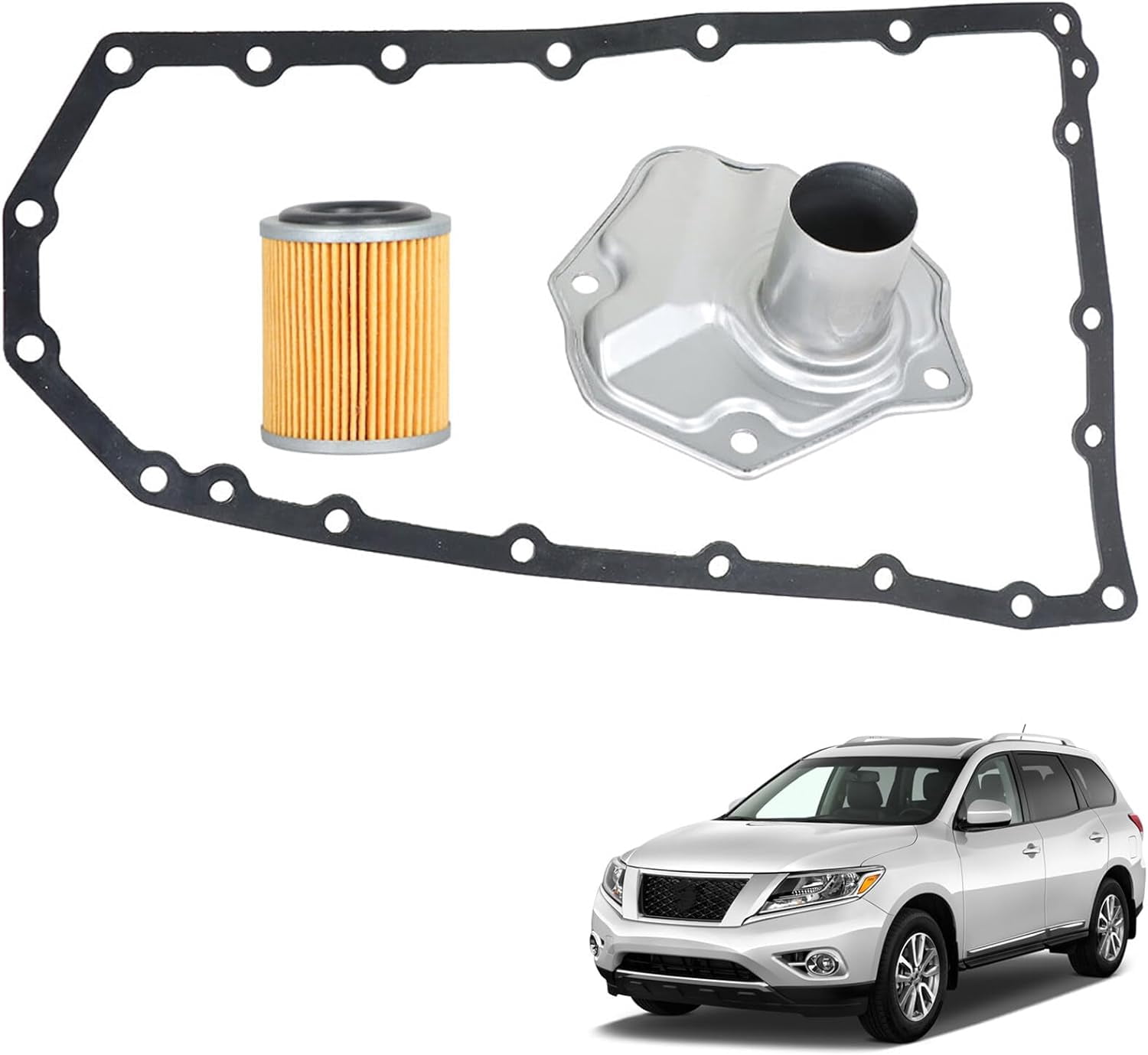 labwork For 2013-2019 Nissan Pathfinder Quest 3.5L Transmission Oil Filter & Gasket 3PCS