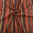 thumbnail image 4 of Yesurprise Printing Fabrics Ethnic Bohemian Style Striped Handmade Patchwork Soft Breathable Diy Printed Cloth Set of 5, 4 of 8