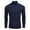 Dark Blue, variant on YODETEY Men's Ribbed Turtleneck Sweater with Long Sleeve,Mens Basic Knit Pullover Sweaters ,Big and Tall Gray,Size M