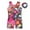 Floral, variant on GYRATEDREAM Kids Girls Gymnastics Leotards Toddlers Dance Ballet Athletic Sparkly One-Piece Biketards with Shorts 3-10 Years