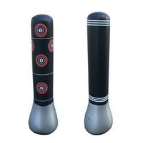EXHUMKY Vertical Boxing Sandbag PVC Punching Practice Equipment for Boxing Fans 1Pack