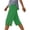 #01 Army Green 【Mix, Match & Rotate: Stock Up on Daily Colors】, variant on Women's Cotton Spandex Loose Straight Leg Pants with Pockets, Mid Elastic Waist Side Slit Buttons, Casual Dressy Business Summer Beach Pants, Long Pants for Women | TruHer,Khaki L