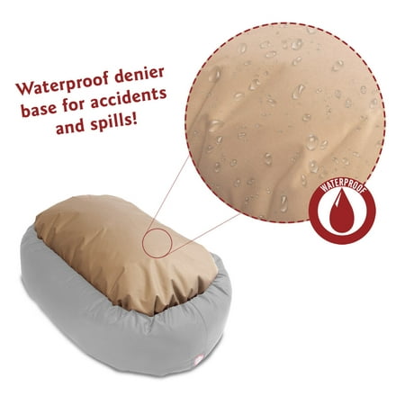 Majestic Pet | Suede Bagel Pet Bed For Dogs, Sage, Large