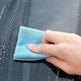 thumbnail image 2 of 5 Pcs Wipe Glass Towels And Rags Absorb Water Wipe Glass Fish Scale Cloth Kitchen Table Wipes And Dishes Color Random, 2 of 8