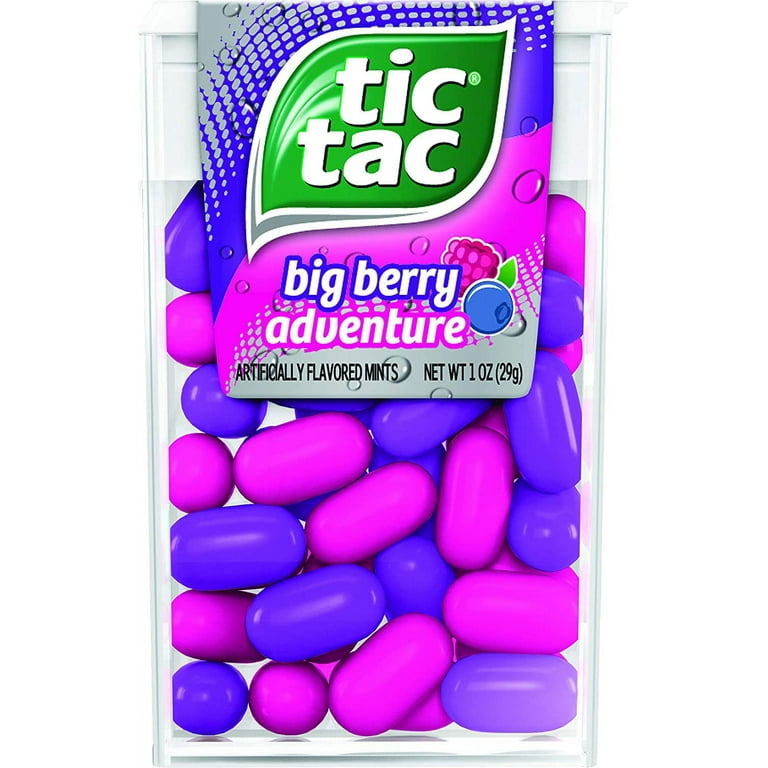 Tic Tac Mints, Big Berry Adventure, Fruit Flavored Hard Candy