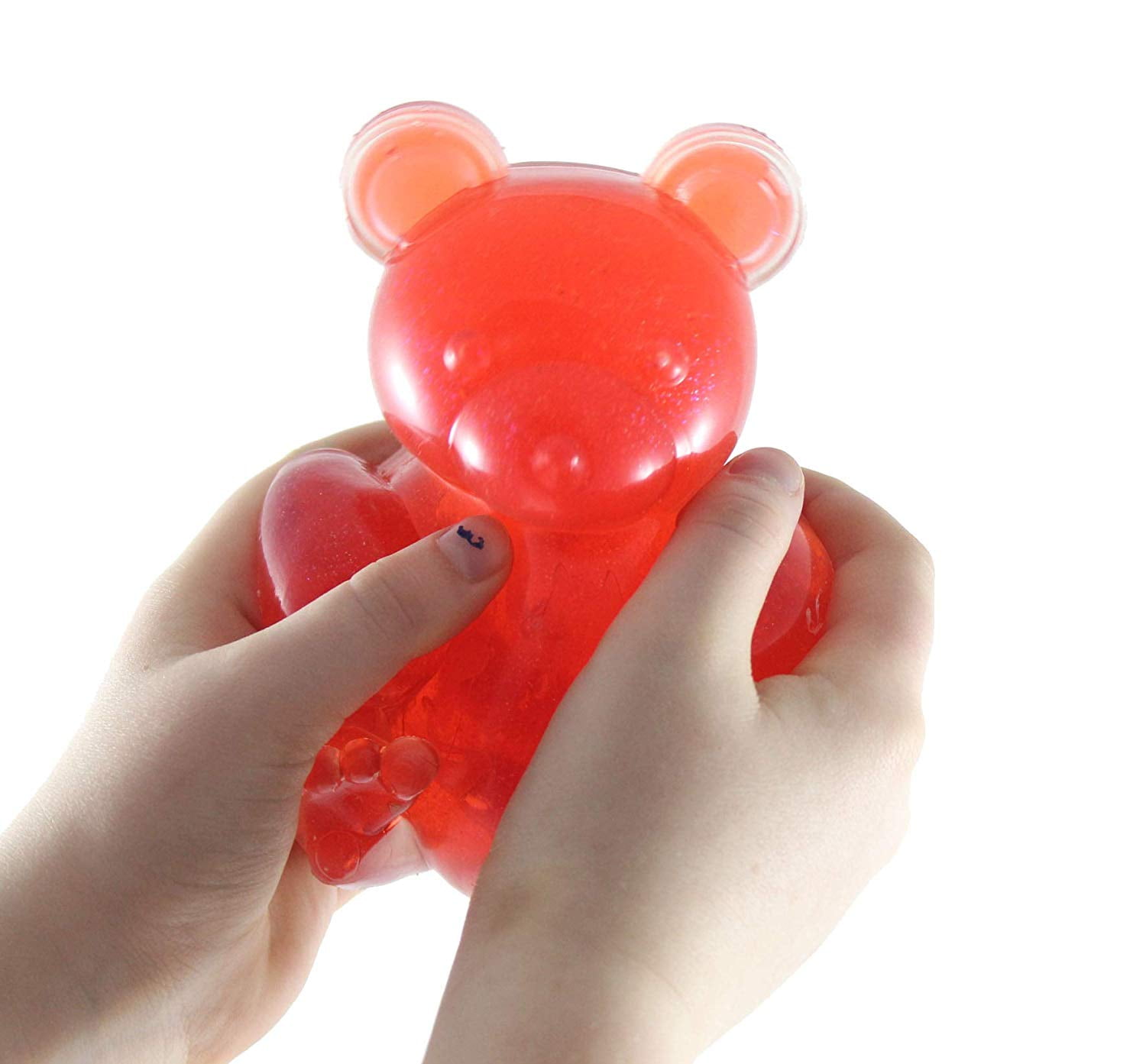 ASMR and Anxiety Relief: Large Gummy Bear Squishy Delight 