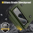 thumbnail image 2 of SaniMore for Google Pixel 8 Case, Military Grade Shockproof Cover Heavy Duty Hybrid Soft TPU+Hard PC Case Non-Slip Gripping Case with Hidden Kickstand fits for Google Pixel 8, Green, 2 of 7