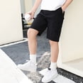 thumbnail image 2 of Boys Elastic‑Waist Ice‑Silk Multi‑Pocket Cargo Summer Shorts for Kids 5‑16Y, 2 of 9