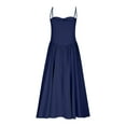 thumbnail image 5 of OSFVNOXV Women's Vintage Corset Dress Spaghetti Strap A-Line Midi Dress Elegant Cocktail Party Evening Dresses, 5 of 9