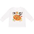 thumbnail image 3 of Inktastic I'm Three Pizza Birthday Party Boys or Girls Long Sleeve Toddler T-Shirt, 3 of 5