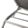 thumbnail image 4 of Modway Savannah Outdoor Patio Aluminum and Mesh Chaise Lounge Chair in Gray, 4 of 7