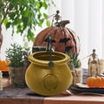 thumbnail image 3 of RXMEKW Halloween Decorations Plastic Witch Cauldron Candy Bowl Holder with Handle, Halloween "Trick Or Treat" Party Supply (No Candy included), 3 of 5