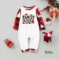 thumbnail image 4 of Penkiiy Christmas Pajamas for Family 2024 Matching Sets Lounge Sets for Women Couples Loungewear Sets Christmas Pjs 9 Months Red, 4 of 5