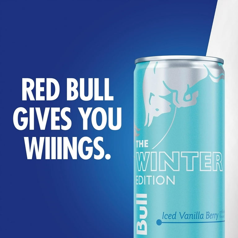 Red Bull Winter Edition Energy Drink, Iced Vanilla Berry, 12