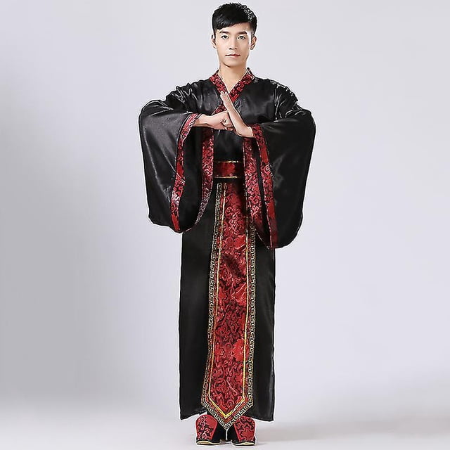 Ropa china tradicional Hanfu para hombre, disfraz antiguo, traje de Festival para adultos, ropa para el escenario, trajes de baile folclórico
