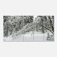 thumbnail image 2 of Buggy Forêt d'Hiver Noir et Blanc - Art sur Toile Forêt Moderne, 2 of 3