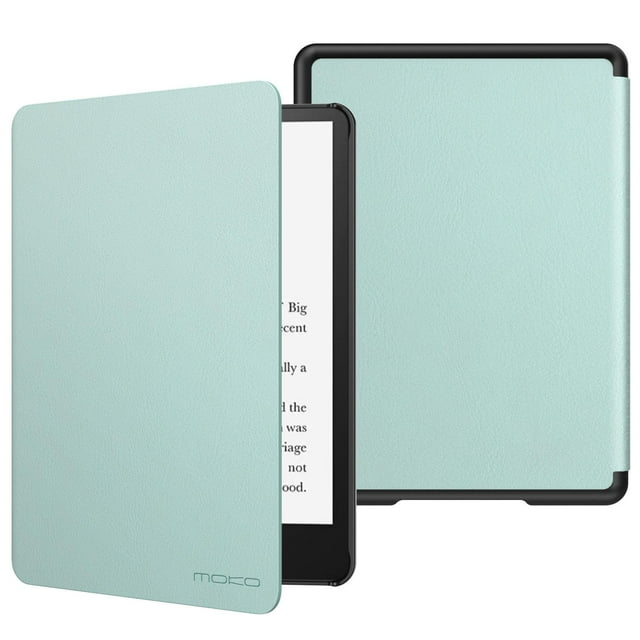 Moko Funda Para Kindle Paperwhite De 6,8" (11.ª Generación-2021) Y Kindle Paperwhite Signature Edition Funda Ligera Con Encendido/Apagado Automático Para Kindle Paperwhite 2021 E-Reader Agave Green