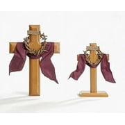 Roman Inc. Crown of Thorns Standing Cross - Communion Confirmation Easter Gift Religious 13145