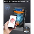 thumbnail image 4 of Billetera ZALVEX minimalista para hombre con clip para billetes y bloqueo RFID, 4 of 8