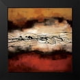 thumbnail image 2 of Maitland, Laurie 12x12 Black Modern Framed Museum Art Print Titled - Harmony in Red and Ochre, 2 of 5