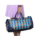 thumbnail image 6 of The Blue British Check Unisex Large Weekender Travel  bag with Separate Shoe Compartment with Adjustable Strap, 6 of 6