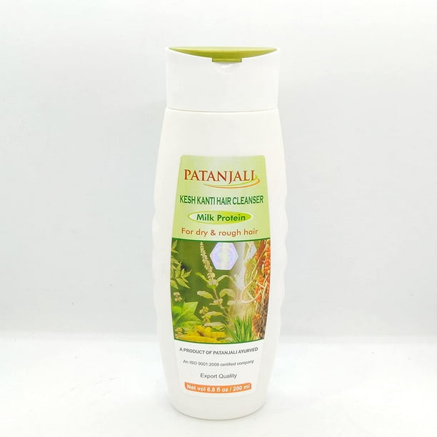 Patanjali Kesh Kanti Milk Protein Hair Cleanser 200ml Pack of 2 -  