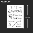 thumbnail image 4 of WWS-Tattoo Tech, 2 Sheets Medium Semi Permanent Tattoo, Adult Art Design Temporary Tattoos, Lasts 1-2 Weeks, Waterproof, Realistic Look, No Adhesive, No Reflection (Butterfly and Dream), 4 of 4