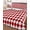 Red, variant on Quilts Queen Size Bedding Set, Grey Plaid Reversible Summer Quilt 3 Pieces, Modern Minimalist Geometric Gingham Checkered Lightweight Bedspreads Coverlets with 2 Pillow Shams for All Seasons