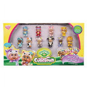 Cabbage Patch Kids Cutietown Figurines, 10 Pack of 3 Inch