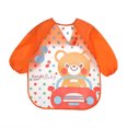thumbnail image 1 of Nuevo bebé PEVA infantil desechable babero de manga larga impermeable anti-vestir vestido de bebé de dibujos animados para niños Sincero  Hogar, 1 of 6