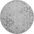 thumbnail image 2 of Addison Rugs Mayfield Washable Transitional Aztec Ash Round Rug, 8' x 8', 2 of 5