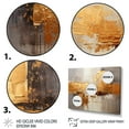 thumbnail image 3 of Designart "Gleaming Gold VII" Abstract Collages Wall Decor, 3 of 5