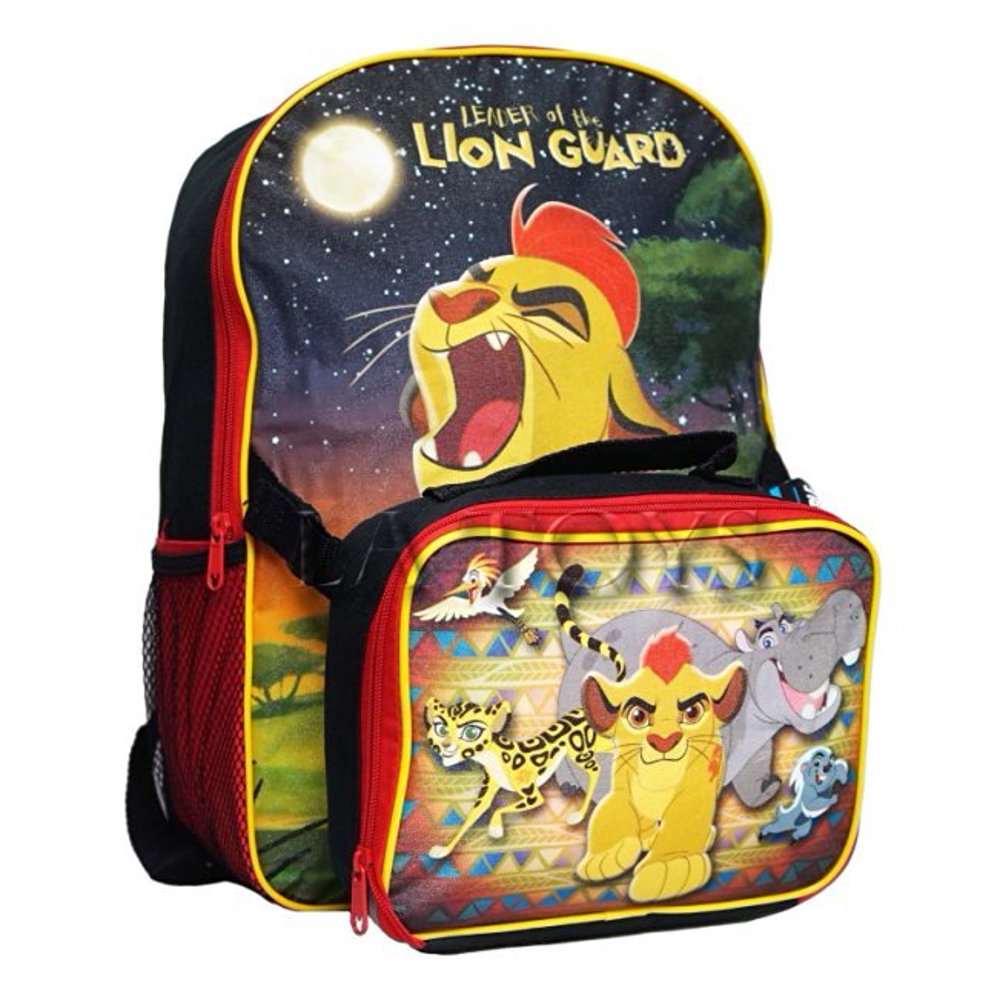 Global Designs Leader Of The Lion Guard 16" Large School Backpack