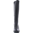 thumbnail image 5 of Sam Edelman Womens Tamea Leather Square Toe Knee-High Boots Black 8 Medium (B,M), 5 of 5