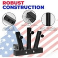 thumbnail image 3 of Stark USA Triple Hitch Flag Pole Holder For Truck, Fits Standard 2" Trailer Hitch, RV Flagpole Kit, Car Receiver Flag Pole Mount, Compatible With Jeep, RV, Camper, SUV, Pickup, 3 of 6