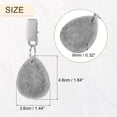 thumbnail image 2 of 12Pack Marble Water-Drop Shape Tablecloth Weights with Metal Clip, Grey, 2 of 6