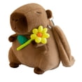 thumbnail image 1 of VONKY Polyester Stuffed Animal Plush Doll Backpack Capybara Bag Gift Adjustable Shoulder Strap Kids type+3 30cm, 1 of 6