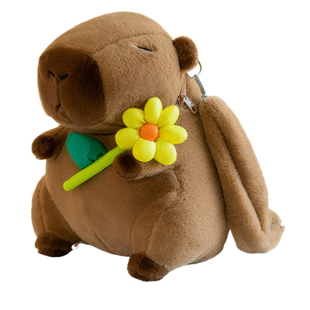 crativent Sac à Dos en Peluche Polyester pour Enfants Garçons Filles avec Bandoulière Réglable type+3 30cm