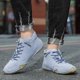 thumbnail image 3 of Bsvklp Zapatos para Correr Casuales para Hombres Cuero PU Transpirable Ropa Diaria Hecha A Mano (Azul 37), 3 of 9