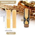 thumbnail image 2 of PinesC 30 Pieces Clarinet Reeds 2.5, Bb Clarinet Reeds Traditional Strength 2.5 Reeds Thinner Reed Tip for Clarinet Experienced Players, 2 of 4